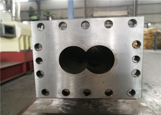China Piezas bimetálicas de los barriles para la resistencia de abrasión gemela de los extrusores de tornillo de 75m m proveedor